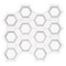 Andova Tiles Hexaco Straight Edge Natural Stone Mosaic Sheet Wall and Floor Tile SAM-ANDHEX420 - alternate 8